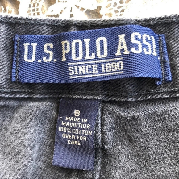 Youth Vintage 90s US Polo Assn Cargo Shorts Size 8 - Picture 4 of 4